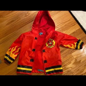 cool fireman raincoat
